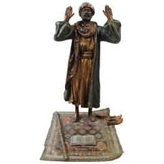 Cold Painted Vienna Bronze of Arab