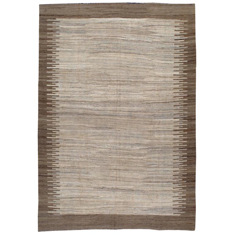 Modern Turkish FlatWeave Kilim Rug For Sale at 1stdibs