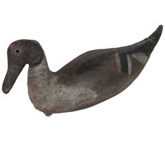 Early Original Painted Canvas Floater Decoy