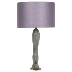 Gary DiPasquale Contemporary Black and Blue Pebbled Finish Ceramic Table Lamp