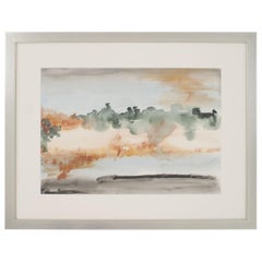 Abstract Contemporary Watercolor Painting