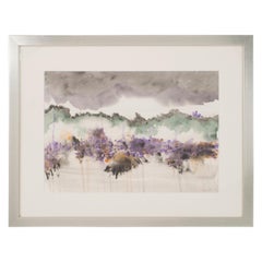 Abstract Contemporary Watercolor Painting