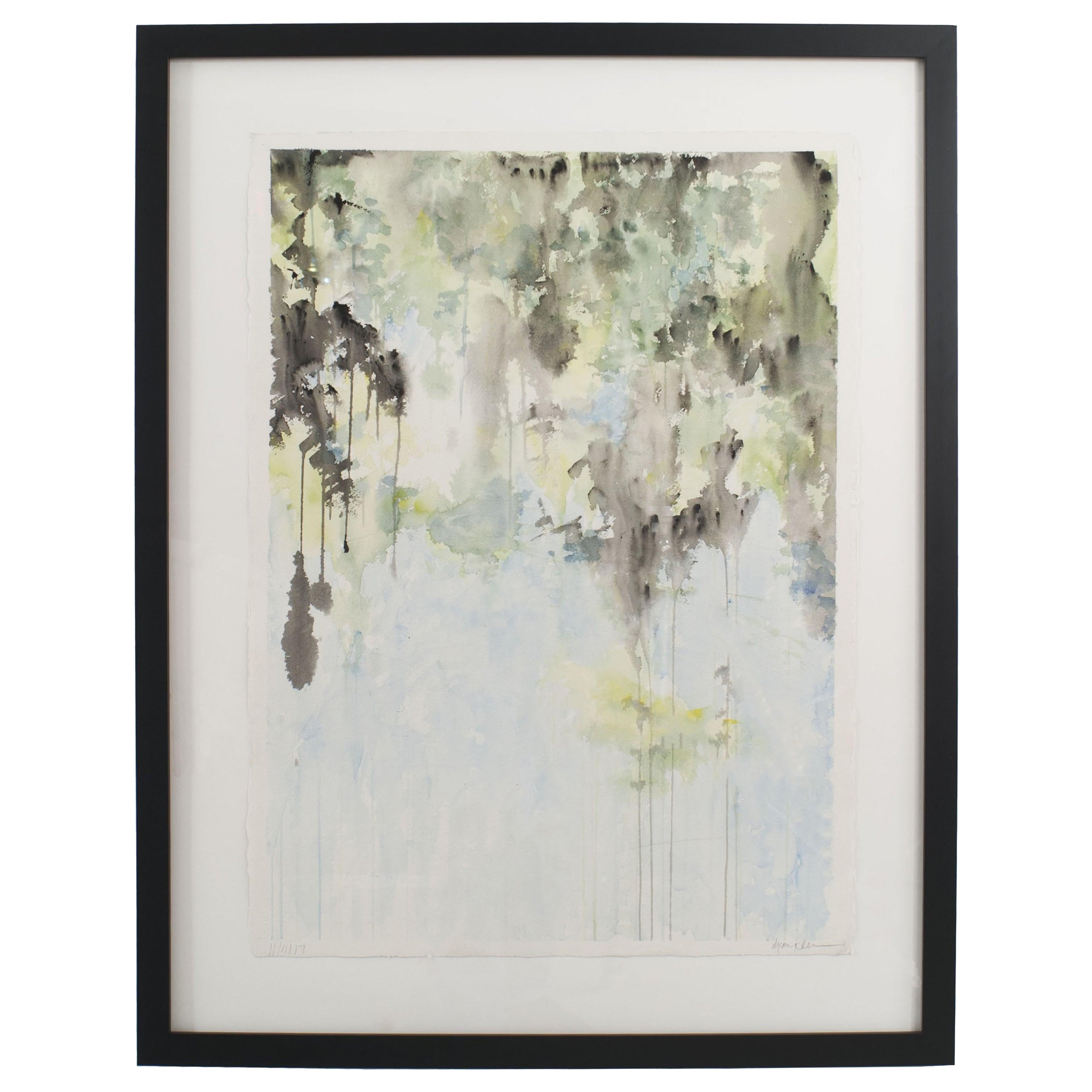 Abstract Contemporary Watercolor Painting