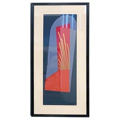 Serigrafía expresionista abstracta japonesa Mashiko, Sin título