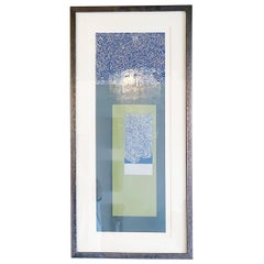 Serigrafía expresionista abstracta japonesa Mashiko, Sin título
