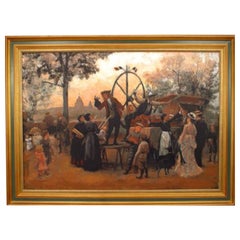 Fairground Attraction Painting