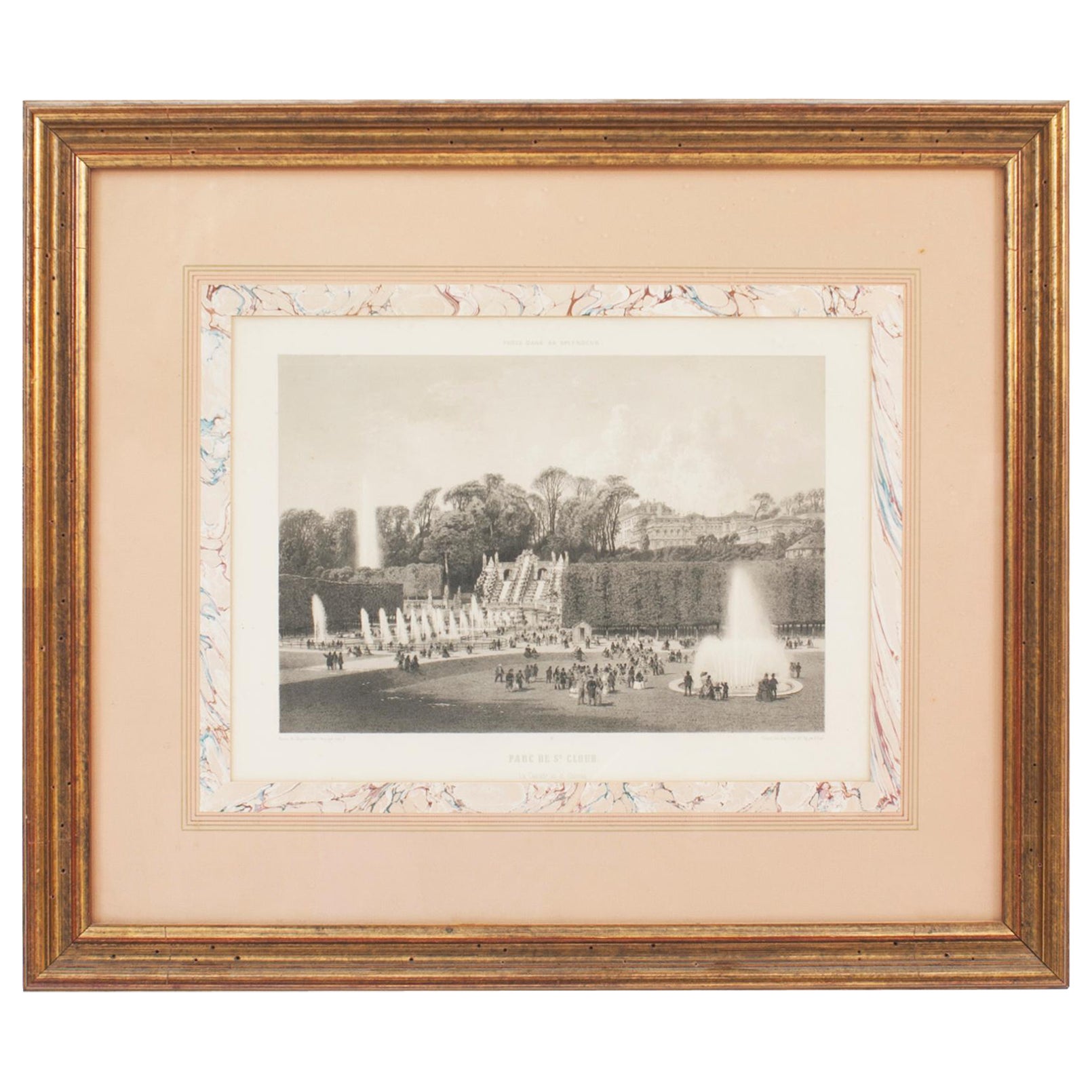 French Victorian Landmark Lithographs For Sale