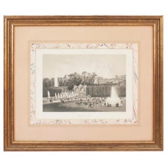Antique French Victorian Landmark Lithographs