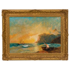 The Sea Koktebel Peinture de paysage marin