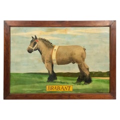 Tableau américain de cheval de campagne Brabant