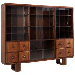 Large Art Deco Two-Section Display Cabinet 8