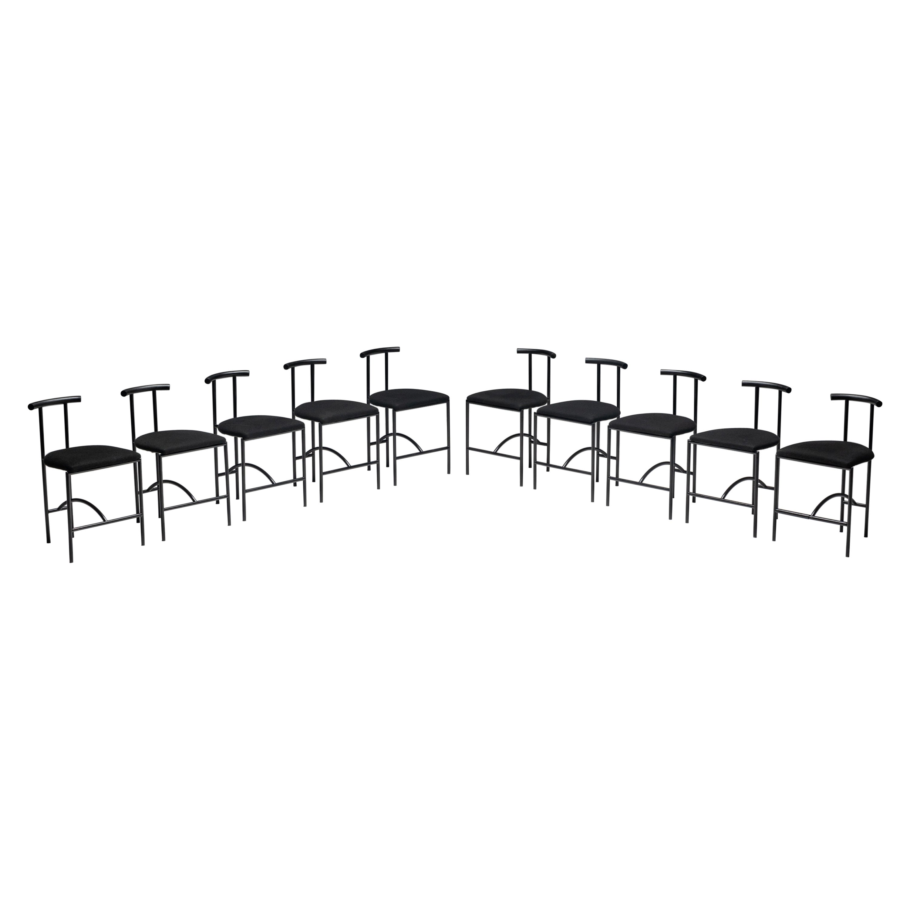 Postmodern "Tokyo" Dining Chairs by Rodney Kinsman for Bieffeplast, Italy, 1980s