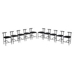 Sillas de comedor postmodernas "Tokio" de Rodney Kinsman para Bieffeplast, Italia, años 80