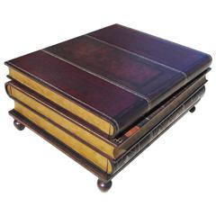 Leather Stacked Books Coffee Table by Maitland-Smith