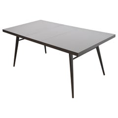 Mesa de Comedor Extensible Paul McCobb Planner Group Lacada en Negro, Acabado