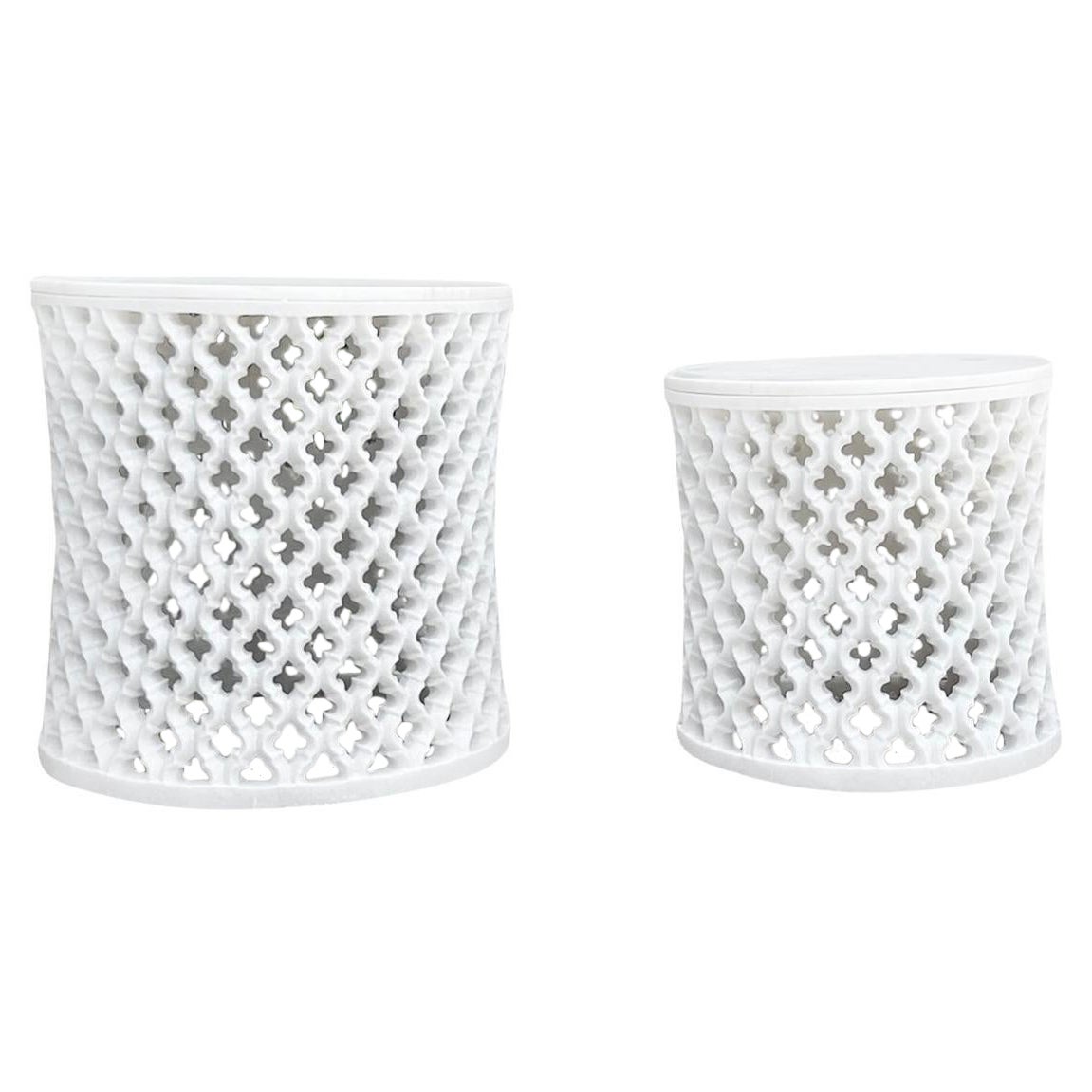 Indischer Beistelltisch des 21. Jahrhunderts Quatrefoil im Angebot
