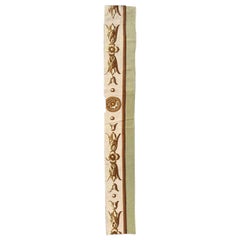 Antiker langer französischer Aubusson-Fragment-Wandteppich