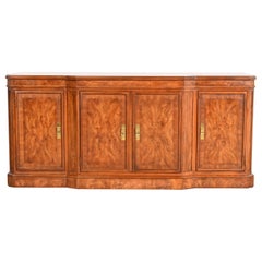 Drexel Heritage Hollywood Regency Burl Wood Sideboard or Credenza