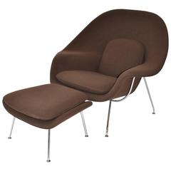Used Eero Saarinen Womb Chair and Ottoman for Knoll