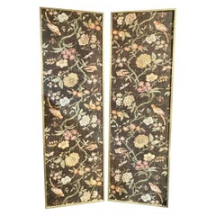 Vintage Pair of French Framed Panels