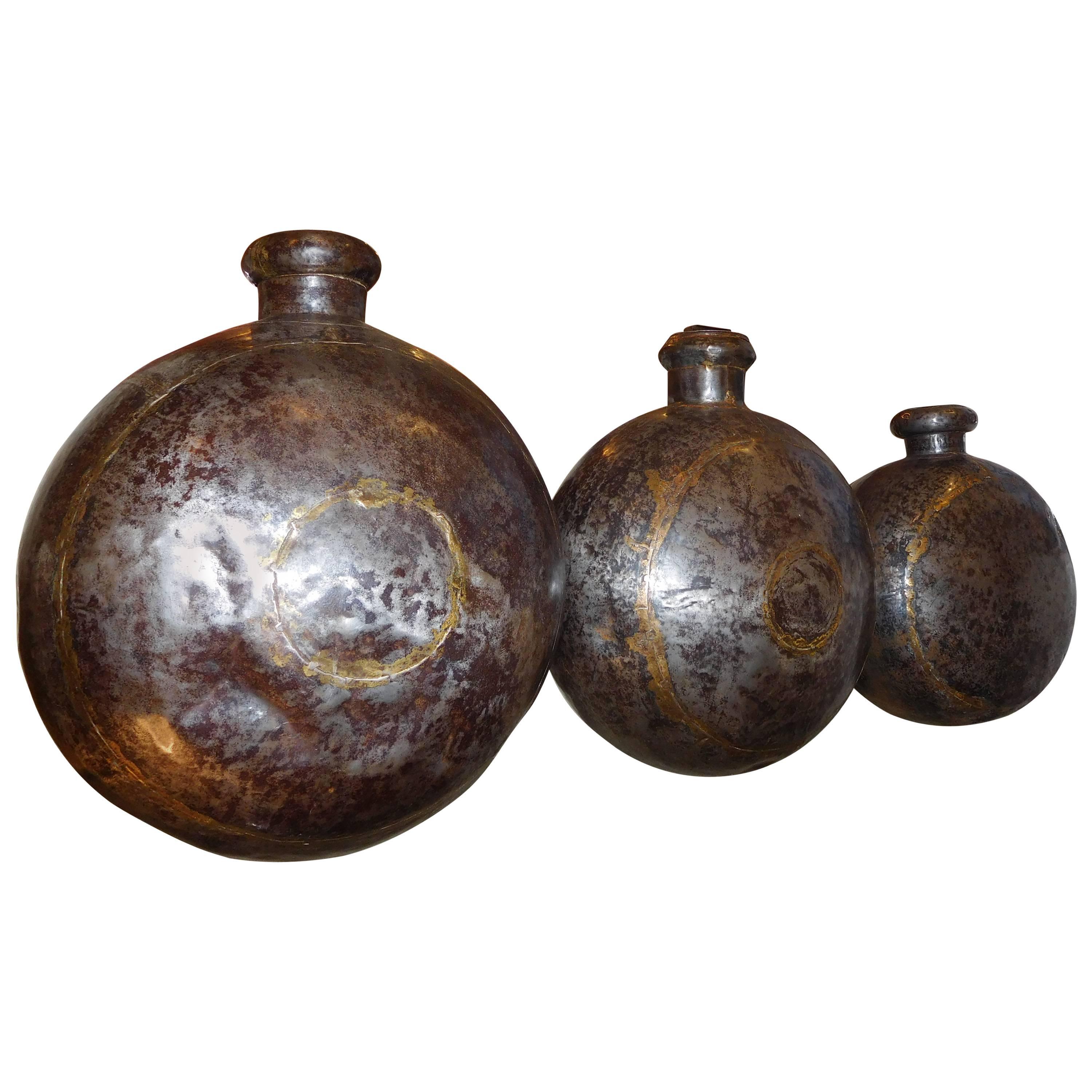 Three North African Copper Vessels
