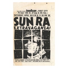 Vintage Sun Ra concert flyer (Sun Ra New York)