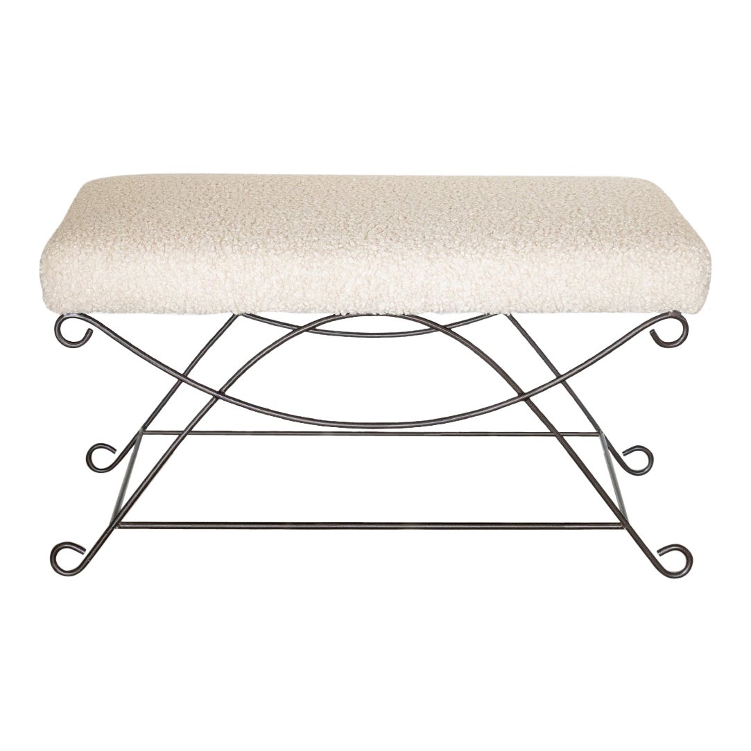 Panoplie Iron Loop Bench, Poodle