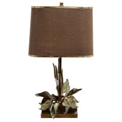 Französische Tischlampe, inspiriert von der Nature, zugeschrieben Maison Charles (ca. 1970er Jahre)
