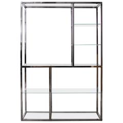 Chrome Etagere in the Style of Milo Baughman 8
