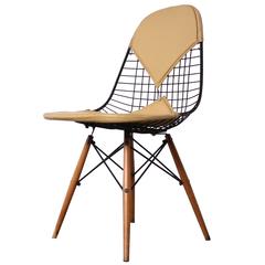 Eames Dkw Dowel Leg Side Chair for Herman Miller