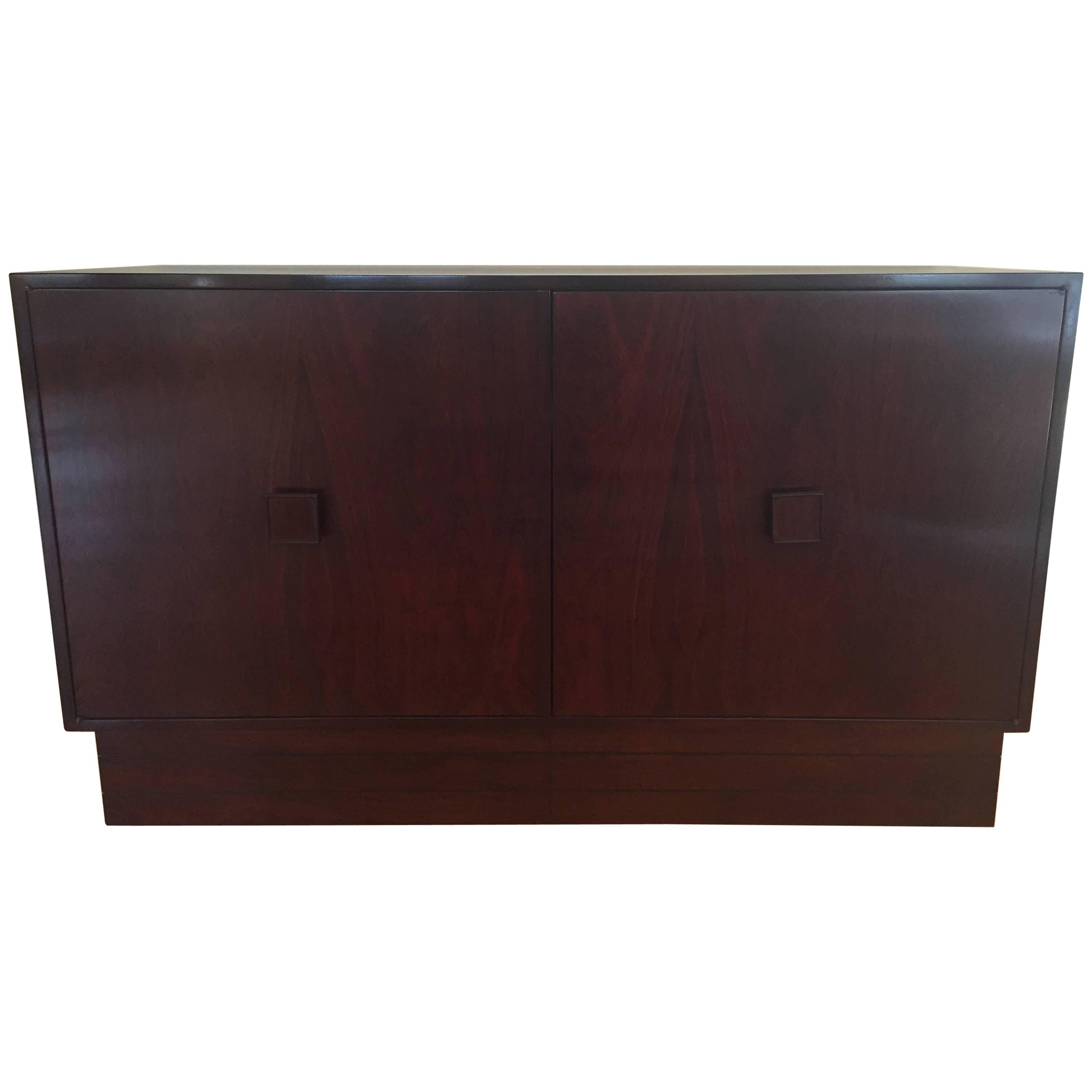 French Rosewood Two-Door Sideboard Cabinet For Sale