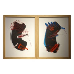 Vittorio Amadio - two African Masks, 2004