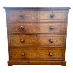 Finely Inlaid Arts & Crafts Chest of Drawers