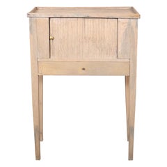 Table d'appoint néerlandaise en Oak Oak blanchi