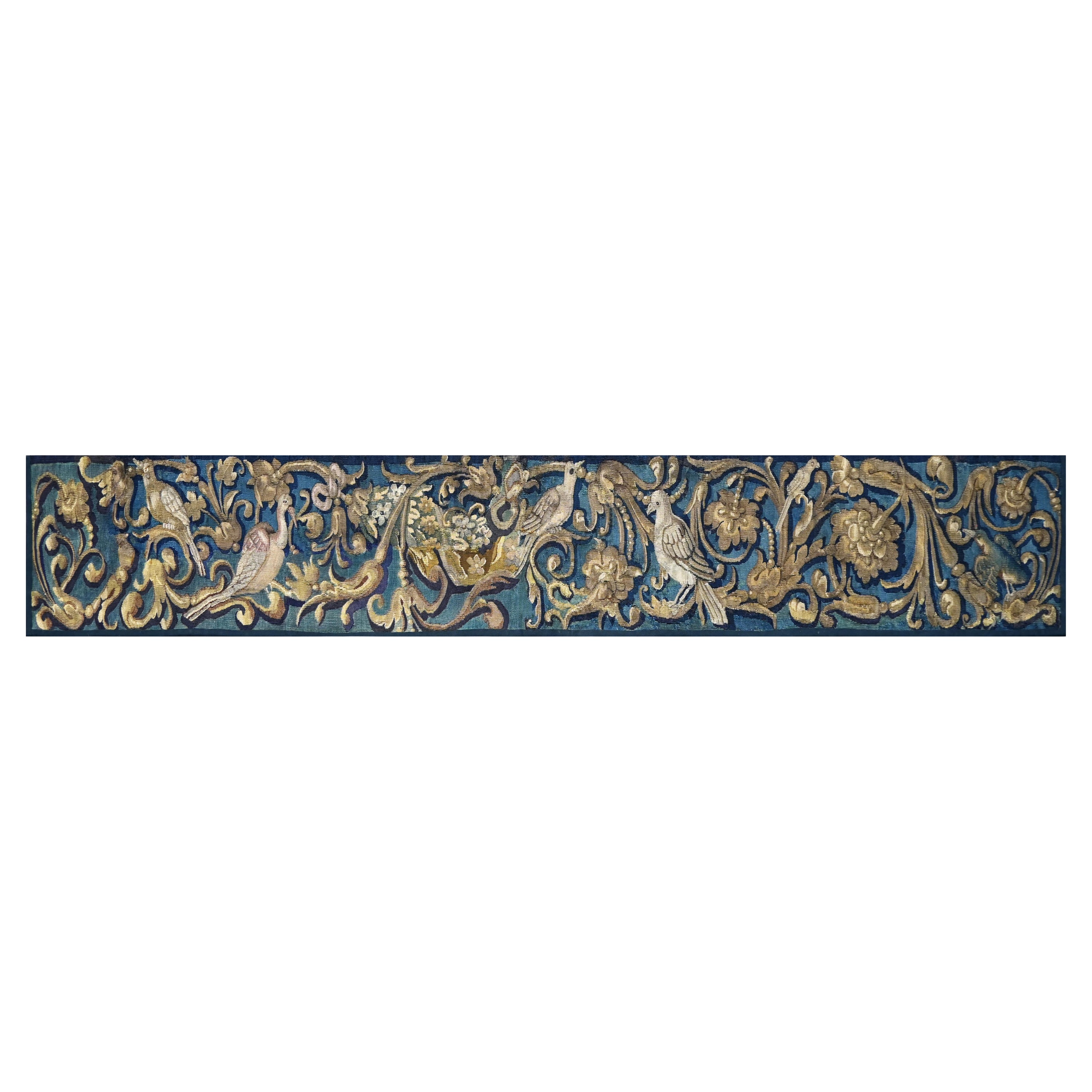 Elemento Decorativo, Fragmento De Tapiz De Bruselas Siglo XVII - Nº 1450