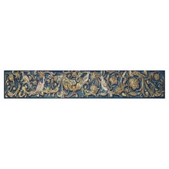 Elemento decorativo, frammento di arazzo di Bruxelles del XVII secolo - N. 1450