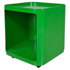 Moderner italienischer Couchtisch aus grünem Kunststoff 4979 Anna Castelli für Kartell, 1970er Jahre