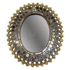 Spanish Gilt Wood Mirror