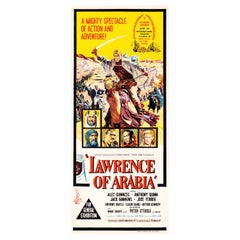 „Lawrence of Arabia“ Originales australisches Daybill-Filmplakat, 1963
