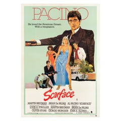 Affiche originale du film australien « Scarface », 1984