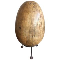 Large Industrial Egg Mould on Stand