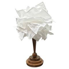 Antique 20th Century Art Deco Walnut Desk Lamp