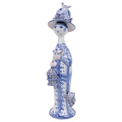 Ceramic Figure Model Spring By Bjørn Wiinblad From The "Seasons" Serie
