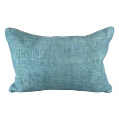 16 x 24 Zoll Kissen mit türkischem Kissen im Kissenschliff, natürliches Blau, Kissenbezug #6213
