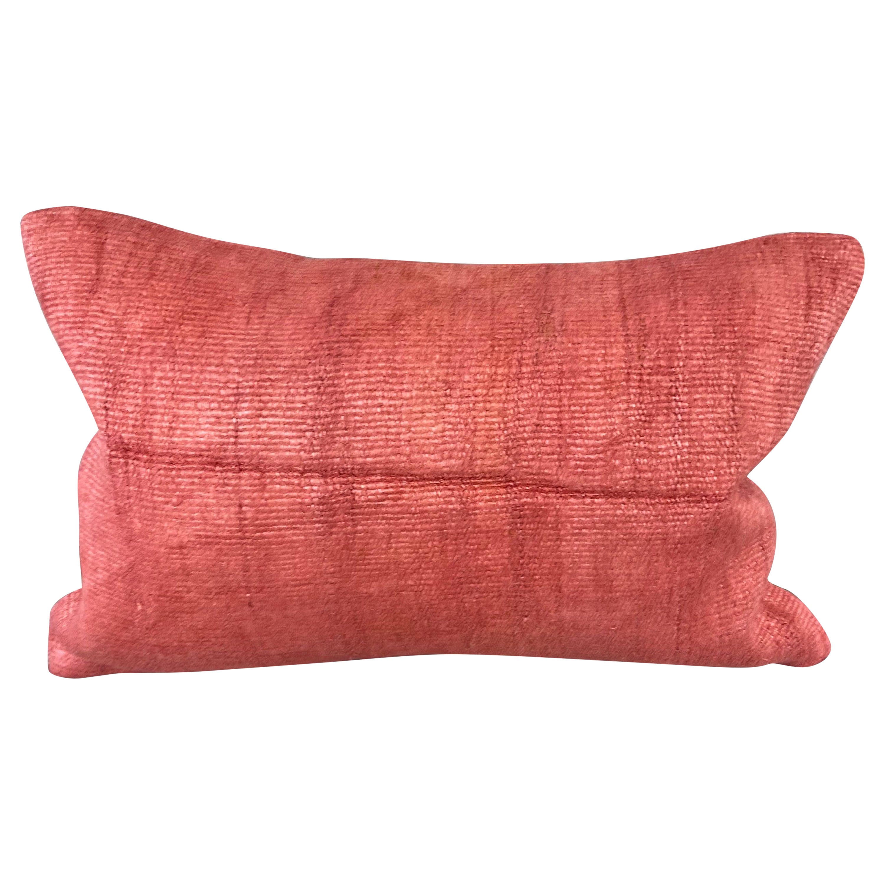 16 x 24 Cojín de Cáñamo Cojín Turco Cojín Natural Rojo Funda de Cojín #6006