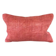 16 x 24 Cojín de cáñamo Cojín turco Cojín rojo natural Funda de cojín #6007