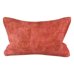 16 x 24 Cojín de cáñamo Cojín turco Cojín rojo natural Funda de cojín #6013