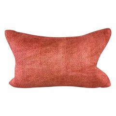 16 x 24 Cojín de cáñamo Cojín turco Cojín rojo natural Funda de cojín #6012