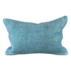 16 x 24 Cojín de cáñamo Cojín turco Cojín azul natural Funda de cojín #6212