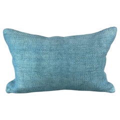 16 x 24 Cojín de cáñamo Cojín turco Cojín azul natural Funda de cojín #6215